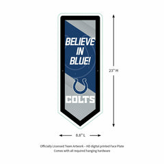 LED Wall Decor, Pennant, Indianapolis Colts