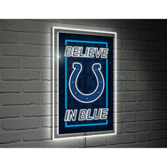 Indianapolis Colts NFL Football Rectangle Neolite LED Decor