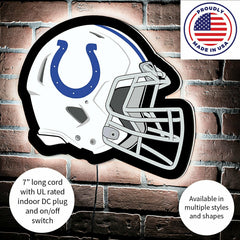 LED Wall Decor, Helmet, Indianapolis Colts