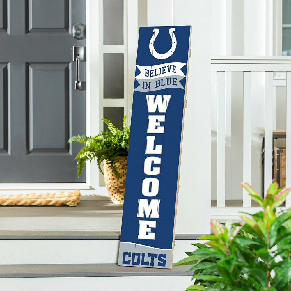 Indianapolis Colts Large Single Sided Leaner, 46"