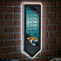 LED Wall Decor, Pennant, Jacksonville Jaguars