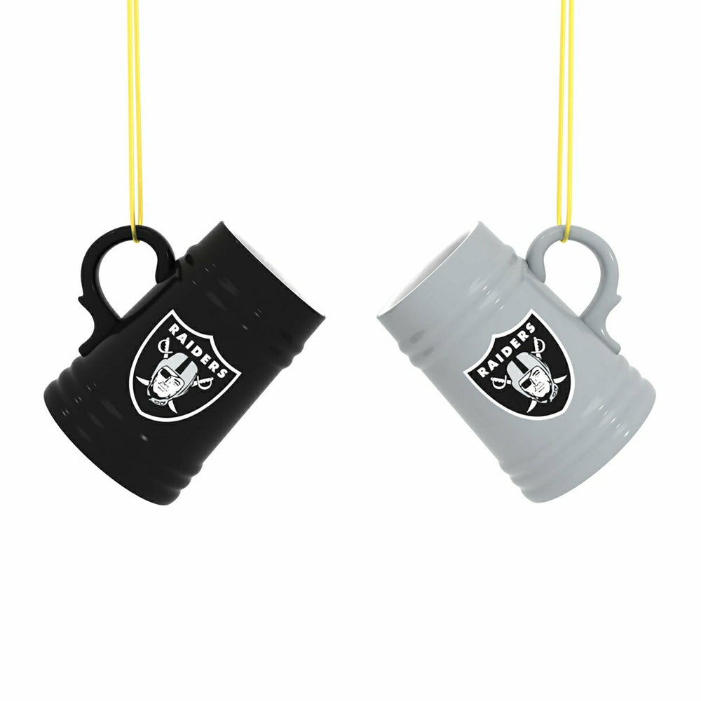 Las Vegas Raiders Ceramic Mini Stein, 3oz, set of 2