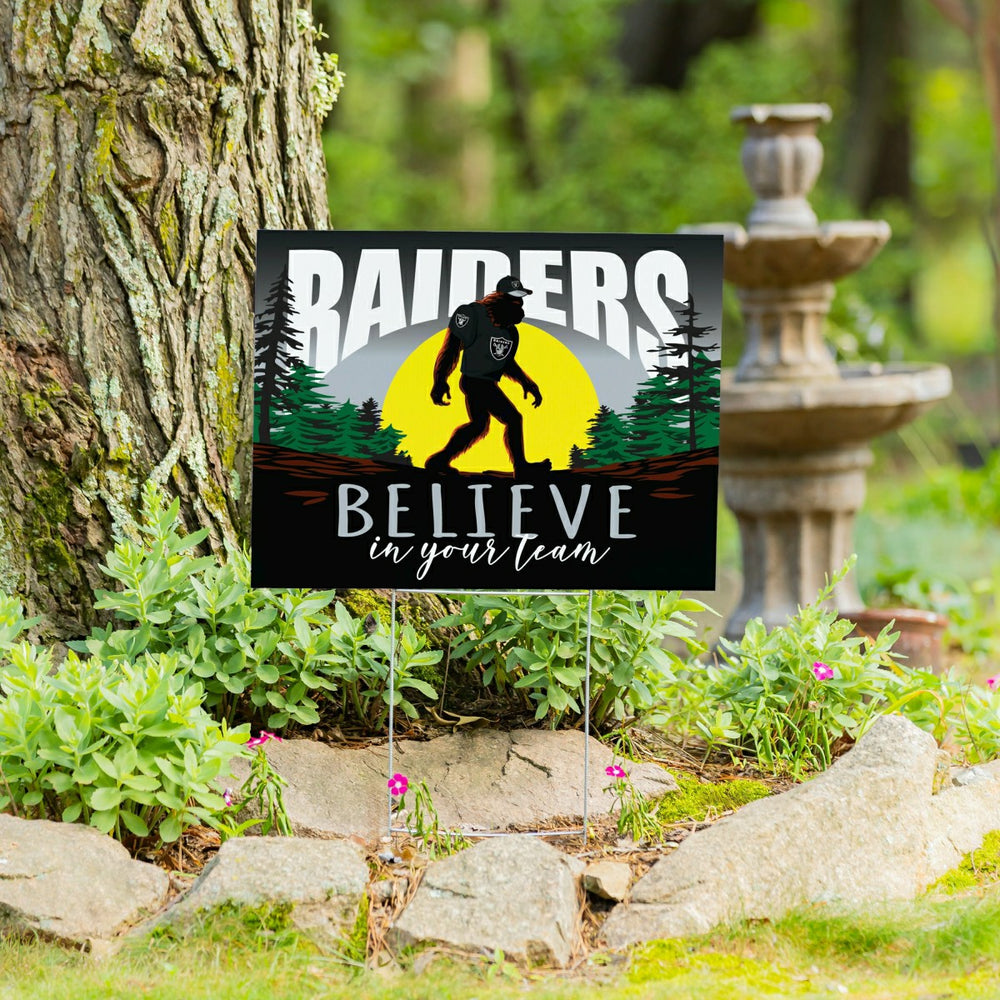 Las Vegas Raiders Yard Sign, Bigfoot