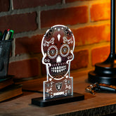 Las Vegas Raiders NFL Football Sugar Skull Desklite LED Decor