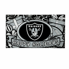LAS VEGAS RAIDERS Holiday PVC Mat, 28"x16"