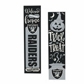 47" Double Sided Leaner, Las Vegas Raiders, Halloween