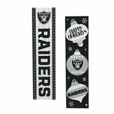 47" Double Sided Leaner, Las Vegas Raiders, Christmas