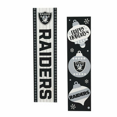 47" Double Sided Leaner, Las Vegas Raiders, Christmas