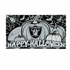 LAS VEGAS RAIDERS Halloween PVC Mat, 28"x16"