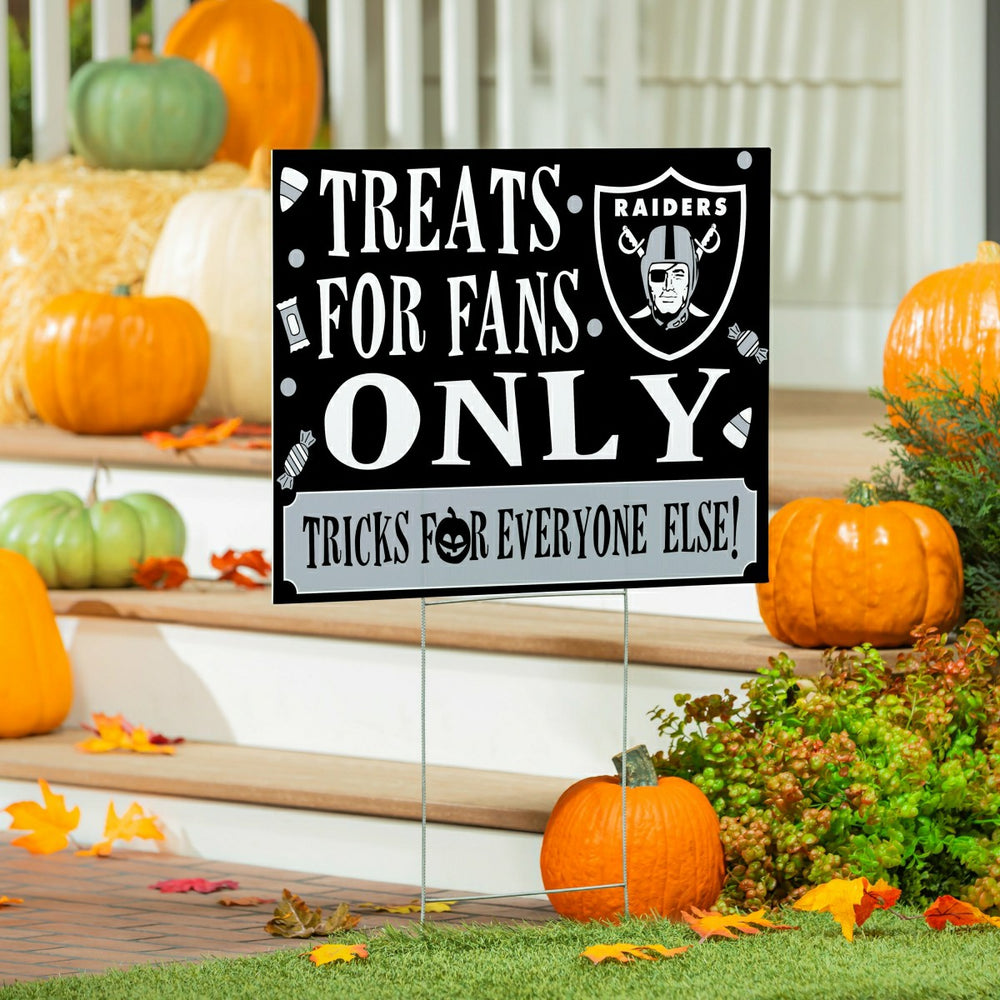 Las Vegas Raiders Yard Sign, Halloween Treats for Fans