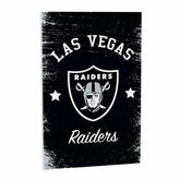Las Vegas Raiders Wood Wall Sign, 16x24