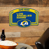 Los Angeles Rams USA Embossed Steel Wall Sign, 11" x 17"