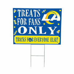 Los Angeles Rams Yard Sign, Halloween Treats for Fans