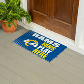 Los Angeles Rams Fan Mat, 28"x16"