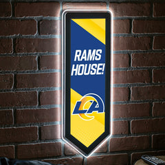 LED Wall Decor, Pennant, Los Angeles Rams