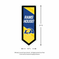 LED Wall Decor, Pennant, Los Angeles Rams