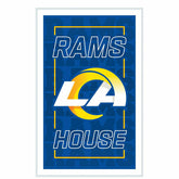 Los Angeles Rams NFL Football Rectangle Neolite LED Decor
