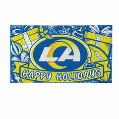 Los Angeles Rams Holiday PVC Mat, 28"x16"