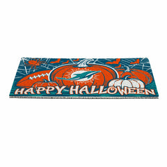 Miami Dolphins Halloween PVC Mat, 28"x16"