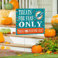 Miami Dolphins Yard Sign, Halloween Treats for Fans