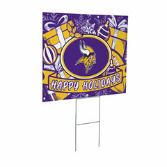 Minnesota Vikings Yard Sign, Holiday