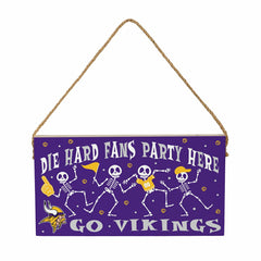 Minnesota Vikings Halloween Wood Wall Sign, 6x11