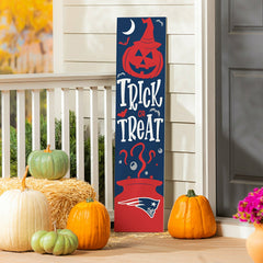 47" Double Sided Leaner, New England Patriots, Halloween