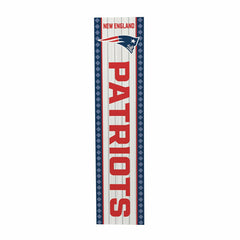 47" Double Sided Leaner, New England Patriots, Christmas