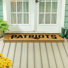 New England Patriots Extra Large One Color Coir Mat, 60"x24"