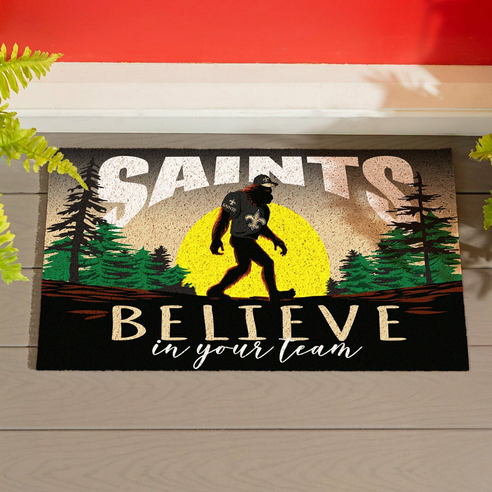 New Orleans Saints Bigfoot PVC Mat, 28"x16"