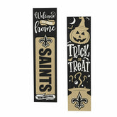 47" Double Sided Leaner, New Orleans Saints, Halloween