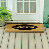 New York Jets Large One Color Coir Mat, 36"x24"