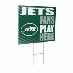 New York Jets Coroplast Yard Sign "Fans Play Here"