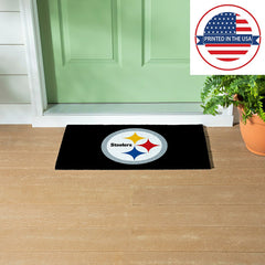 Full Color PVC Mat, 16" x 28", Pittsburgh Steelers