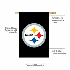 Applique Flag, Reg, Pittsburgh Steelers