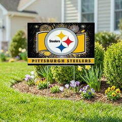 Pittsburgh Steelers Yard Sign, Patriotic