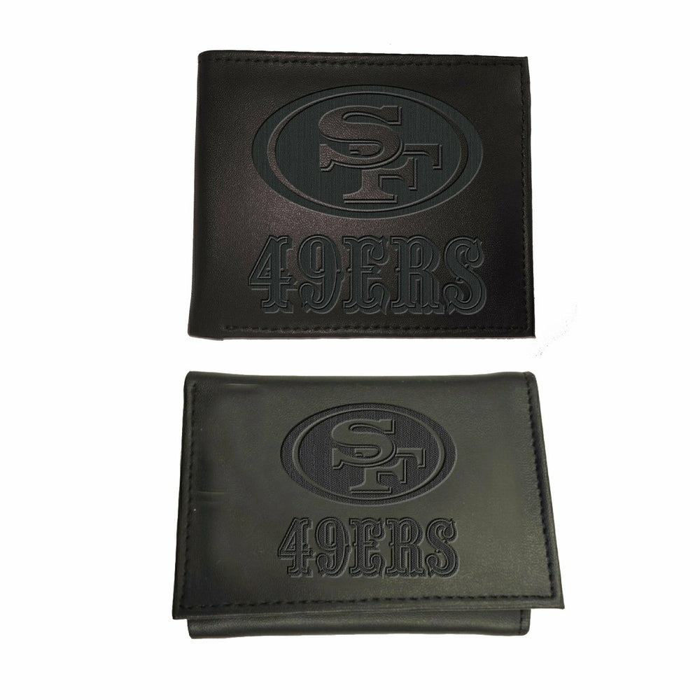 San Francisco 49ers, Bi-Fold and Tri-Fold Wallet Gift Set, Black
