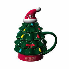 San Francisco 49ers, Holiday Tree Cup Gift Set, 14oz.