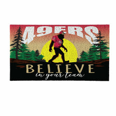 San Francisco 49ers Bigfoot PVC Mat, 28"x16"