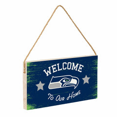 Seattle Seahawks Wood Wall Sign, 6x11