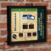 Scoreboard Wall Clock, Seattle Seahawks