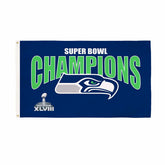 Seattle Seahawks Superbowl XLVIII Champions Football 3x5 Flag