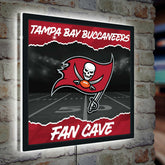 Tampa Bay Buccaneers 23"H x 23"L LED Wall Decor, Edgelite, Square