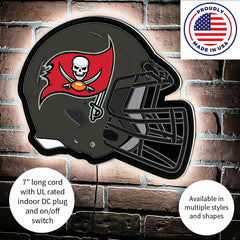 LED Wall Decor, Helmet, Tampa Bay Buccaneers