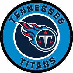 LED Wall Decor, Round, Tennessee Titans