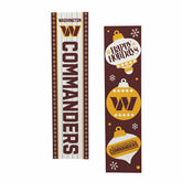 47" Double Sided Leaner, Washington Commanders, Christmas