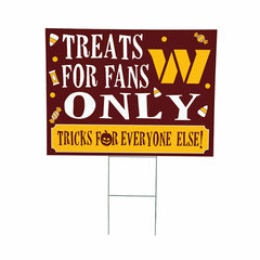 Washington Commanders Yard Sign, Halloween Treats for Fans