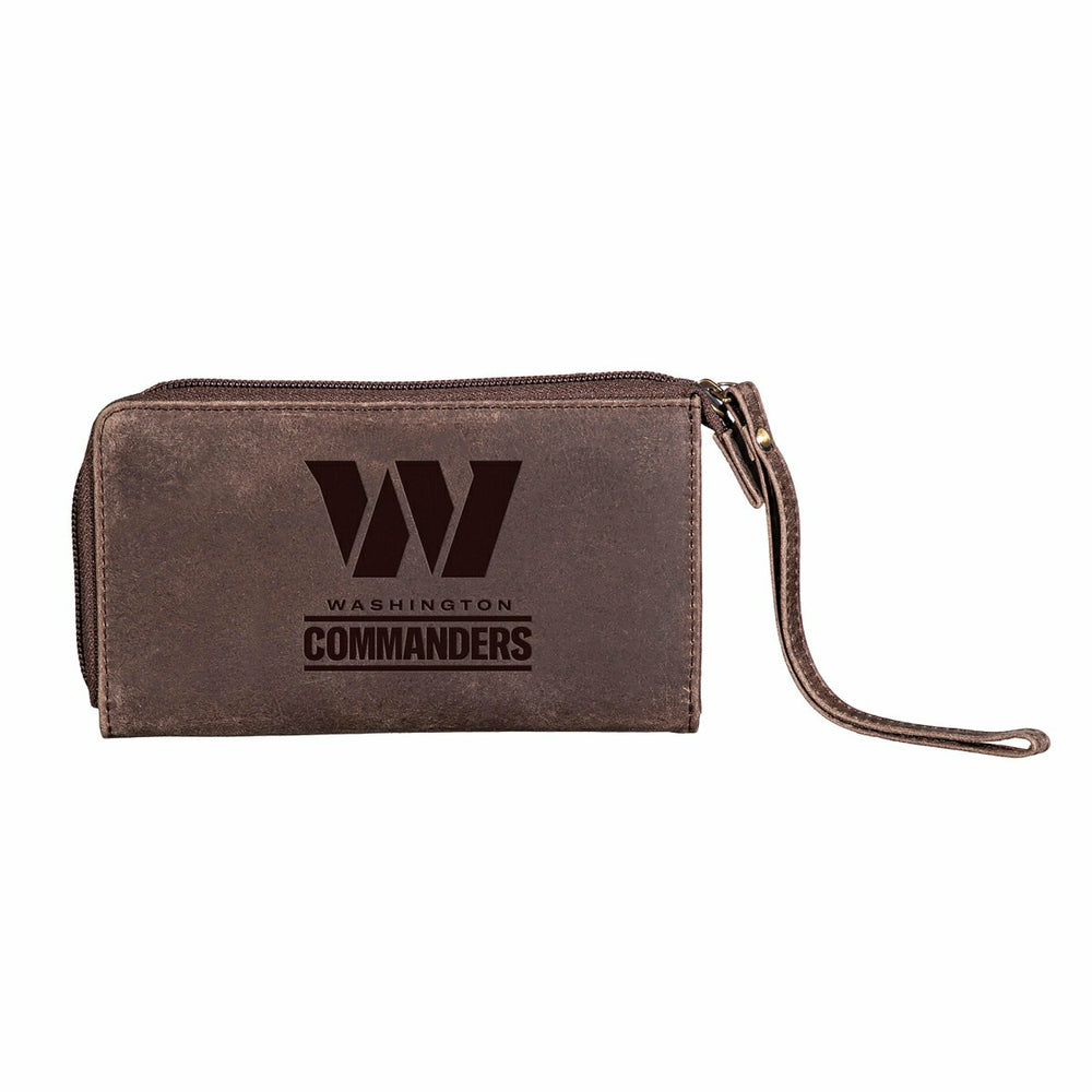 Wristlet Wallet, Brown, Washington Commanders