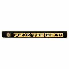 Boston Bruins Engraved Wood Sign, 1.5" x 18"