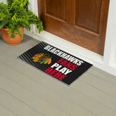 Chicago Blackhawks Fan Mat, 28"x16"